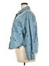 Free Assembly 100% Cotton Polka Dots Blue Long Sleeve Button-Down Shirt Size XXL - photo 5