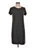 Paraphrase Solid Gray Casual Dress Size S - photo 1