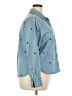 Free Assembly 100% Cotton Polka Dots Blue Long Sleeve Button-Down Shirt Size XXL - photo 4