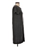 Paraphrase Solid Gray Casual Dress Size S - photo 4