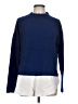 Neiman Marcus 100% Cashmere Blue Long Sleeve Top Size L - photo 1