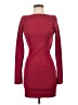 Katie May Solid Burgundy Cocktail Dress Size S - photo 1