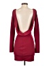 Katie May Solid Burgundy Cocktail Dress Size S - photo 2