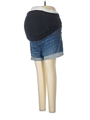Isabel Maternity Denim Shorts (view 1)