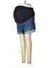 Isabel Maternity Blue Denim Shorts Size 6 Maternity - photo 1
