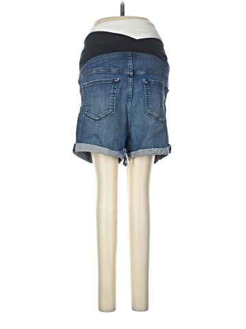 Isabel Maternity Denim Shorts (view 2)