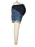 Isabel Maternity Blue Denim Shorts Size 6 Maternity - photo 4
