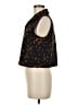 Theory Animal Print Brown Sleeveless Blouse Size M - photo 5