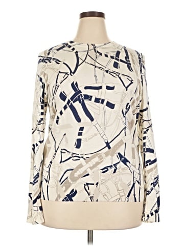 Lauren by Ralph Lauren Long Sleeve Blouse (view 1)