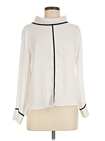 Zara Basic Long Sleeve Blouse (view 1)