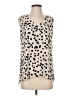 T Tahari 100% Polyester Ivory Sleeveless Blouse Size S - photo 1