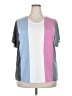 emerald Color Block Gray Short Sleeve T-Shirt Size 2X - photo 1