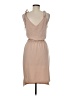 Unbranded Solid Tan Casual Dress Size M - photo 2
