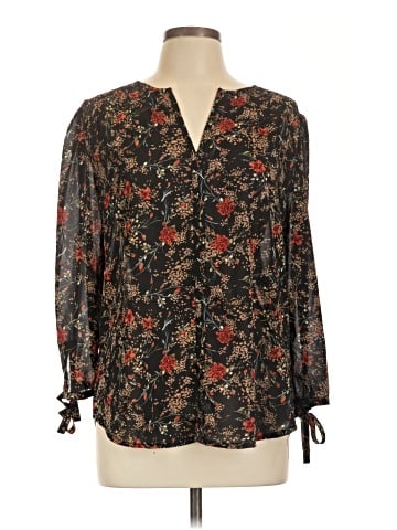Monday Fun 3/4 Sleeve Blouse (view 1)