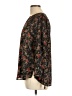 Monday Fun 100% Polyester Black 3/4 Sleeve Blouse Size L - photo 5