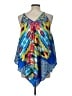 Unique Spectrum Blue Sleeveless Blouse Size L - photo 2