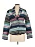 Robert Graham Print Teal Blazer Size 6 - photo 1