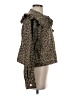 Mable Animal Print Brown Jacket Size S - photo 4