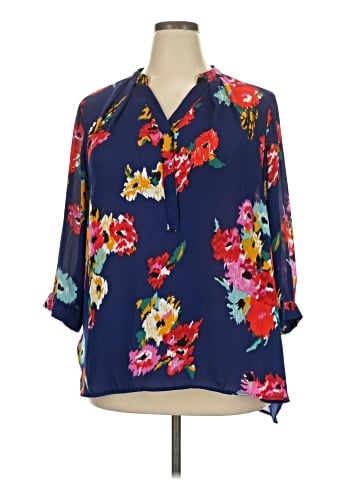 Violet & Claire 3/4 Sleeve Blouse (view 1)