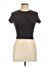 GU Brown Short Sleeve Turtleneck Size L - photo 1