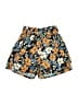 Shein Floral Blue Shorts Size 10 - photo 1