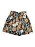 Shein Floral Blue Shorts Size 10 - photo 2