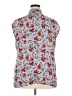 Bar III Floral Blue Sleeveless Button-Down Shirt Size 2X - photo 2