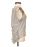 Madison Marcus 100% Silk Solid Gray Short Sleeve Top Size XS - photo 4