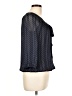 DressBarn 100% Polyester Black 3/4 Sleeve Blouse Size L - photo 4
