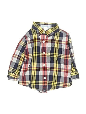 Janie and Jack Long Sleeve Button-Down Shirt (view 1)