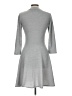 Decree Solid Gray Casual Dress Size L - photo 2