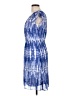 AB Studio 100% Polyester Tie-dye Blue Casual Dress Size 10 - photo 5