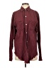 Current/Elliott Checkered-gingham Red Long Sleeve Button-Down Shirt Size Sm (1) - photo 1