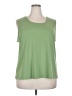 North Style Green Sleeveless T-Shirt Size 2X - photo 1