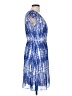 AB Studio 100% Polyester Tie-dye Blue Casual Dress Size 10 - photo 4