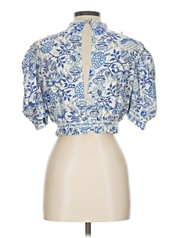 Hemant & Nandita Short Sleeve Blouse (view 2)