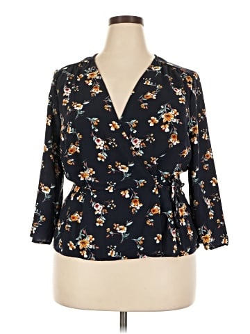 Xhilaration 3/4 Sleeve Blouse (view 1)