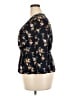 Xhilaration 100% Polyester Black 3/4 Sleeve Blouse Size XXL - photo 5