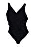 Pink Blush Solid Black One Piece Swimsuit Size L - photo 1