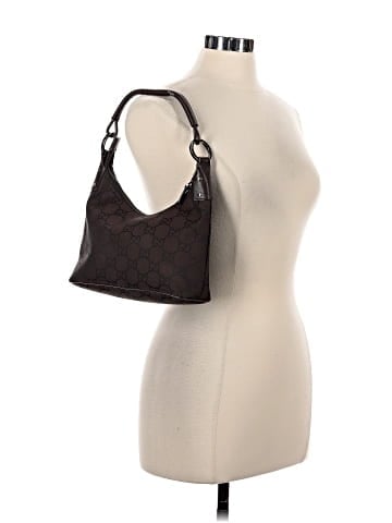 Gucci Outlet Nylon Canvas GG shoulder bag (view 2)