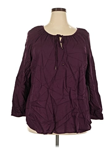 Ellos Long Sleeve Blouse (view 1)
