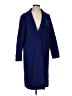 Topshop Blue Wool Coat Size 4 - photo 1