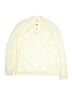 Lands' End Ivory Long Sleeve Polo Size 10 - 12 - photo 1