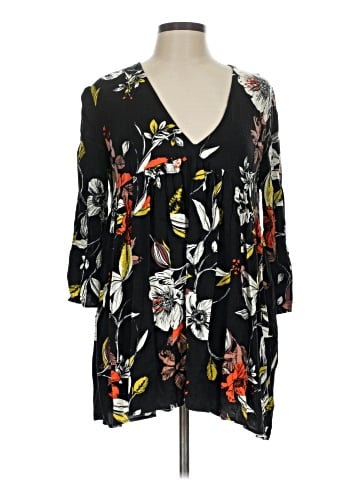 Free People 3/4 Sleeve Blouse (view 1)