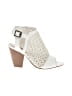 Just Fab White Sandals Size 8 - photo 1