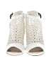 Just Fab White Sandals Size 8 - photo 2