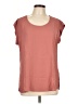 DR2 100% Polyester Pink Short Sleeve Blouse Size L - photo 1