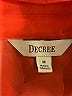 Decree 100% Polyester Orange Sleeveless Blouse Size M - photo 7