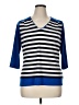 Worthington Blue 3/4 Sleeve Top Size XL - photo 1