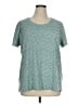 L.L.Bean Tweed Teal Short Sleeve T-Shirt Size 1X - photo 1